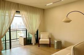 3 Brs, 2 Baths, Open Balcony, Floor Heating, Bund view @ Shangcheng metro L9