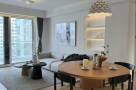 cosy 2beds /elevator/ balcony/ floor heating/ oven/ quiet room/ line 2/12/13 west nanjing road 