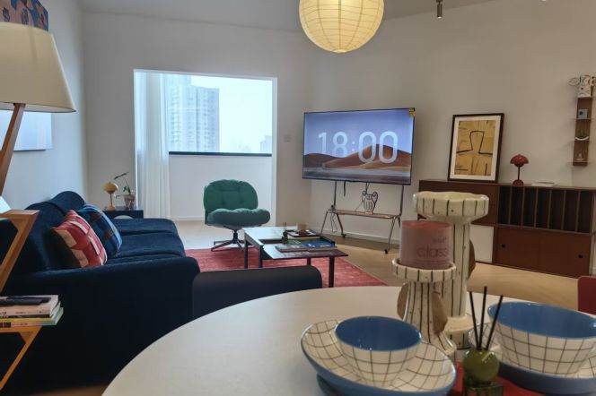 Charming 2Brs Apt+heating+central AC+Dishwasher+oven@Zhongshan Park