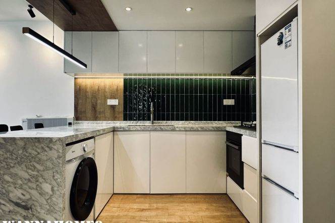 High floor 1bedroom+studyroom Balcony IFloor heating nrL2 3 4 ZhongshanPark Metro