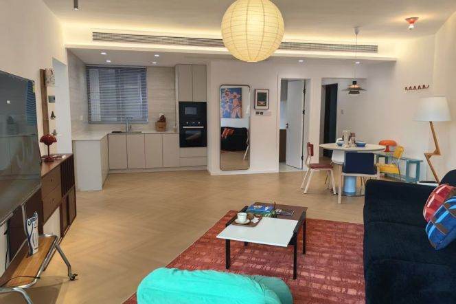 Charming 2Brs Apt+heating+central AC+Dishwasher+oven@Zhongshan Park