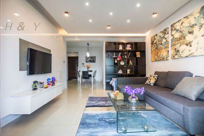 2 Brs, 1 Living room with Open Balcony, 110 sqm @ Jinshajiang metro L13