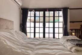 1 br near L2/L7/L14 jing'an temple station+floor heating+balcony