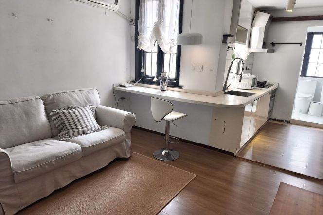 High ceiling 1Br/1Lr/1Bt apt nr dapuqiao,M9