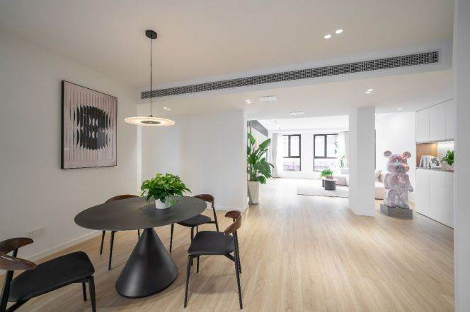 modern big 4brs floor heating big open kitchen near Dapuqiao line 9 only 33K 