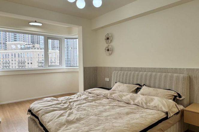 Modern&Simple & Beautiful 2Br-2bathr + River view | Hanzhong rd metro | Floor heating