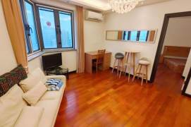 1 br on high floor with River view in DaPuQiao. easy walking to L9 DaPuQiao St.+ L4 LuBan Rd St