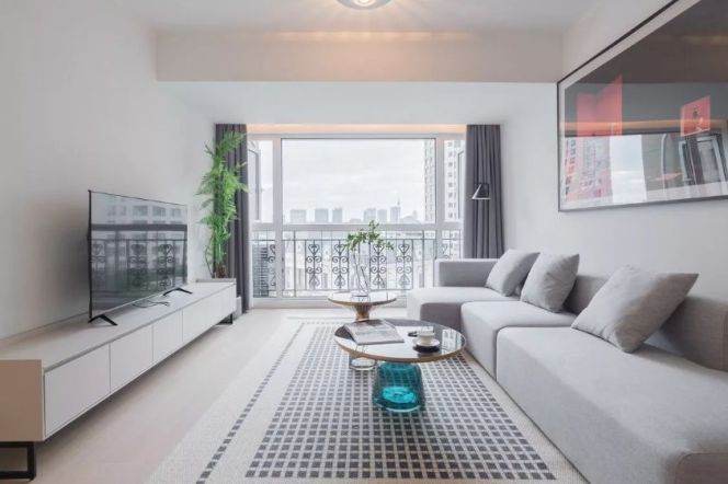 modern 2brs floor heating modern furniture beside Huang pu river line 4,8 