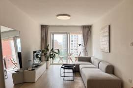 Modern 2brs with floor heating and balcony in central downtown