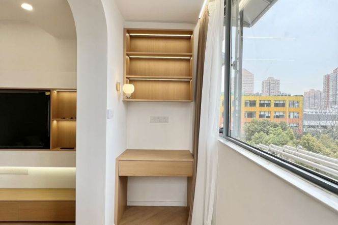 Modern elevator 1br Nr jingan temple M2/7