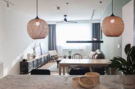 2 Brs, 2 Baths with Central ac/Wall Heating/Oven, 120 sqm @ Jiangsu metro L2&11