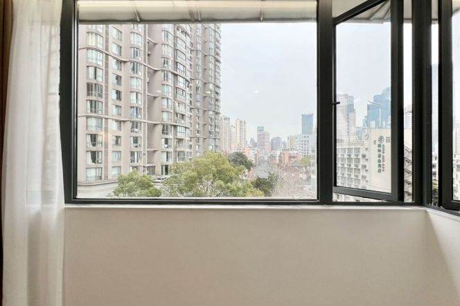 Jing'an Temple/modern 1br 2lr/elevator/floor heating/brand furniture@L14/2/7