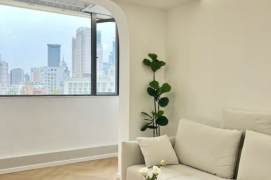 Jing'an Temple/modern 1br 2lr/elevator/floor heating/brand furniture@L14/2/7