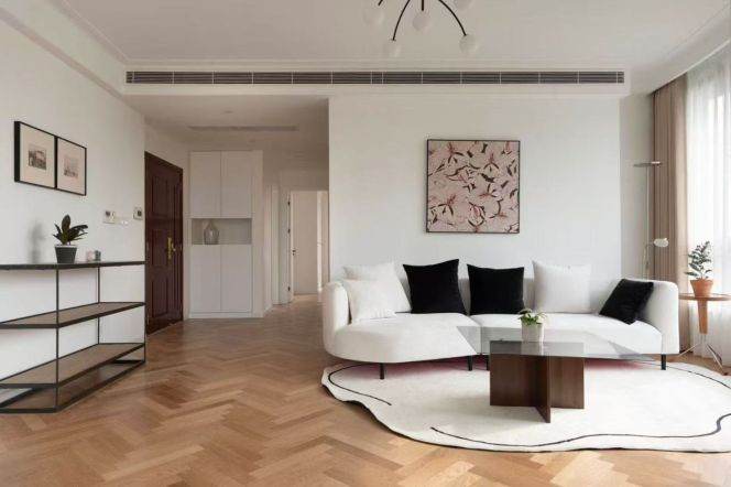 Modern 2brs with balcony and floor heating  in Gubei