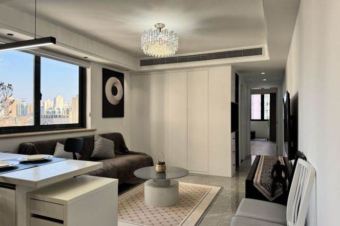 Highrise 2BR Apt + floor heating | Hengshan rd L1 & SH Library L10 | Big balcony