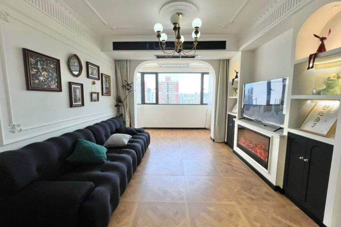 Chaoyang Rd,2br 100sqm,floor heating,Elevator High Zone