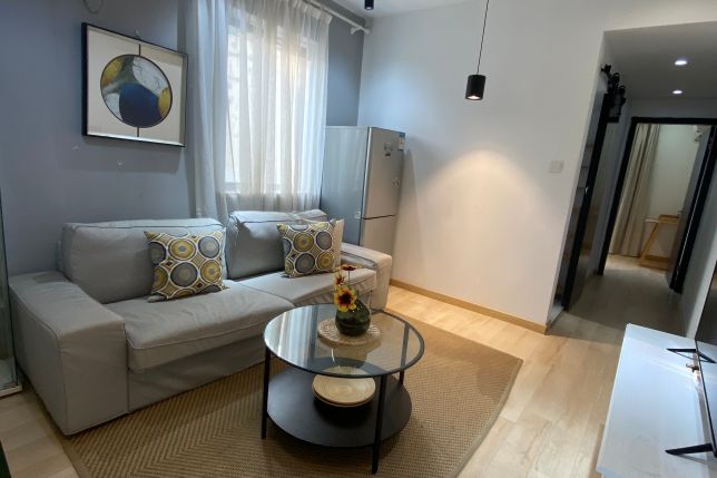 Modern two bedrooms Apt near Line 2/11Jiangsu Rd