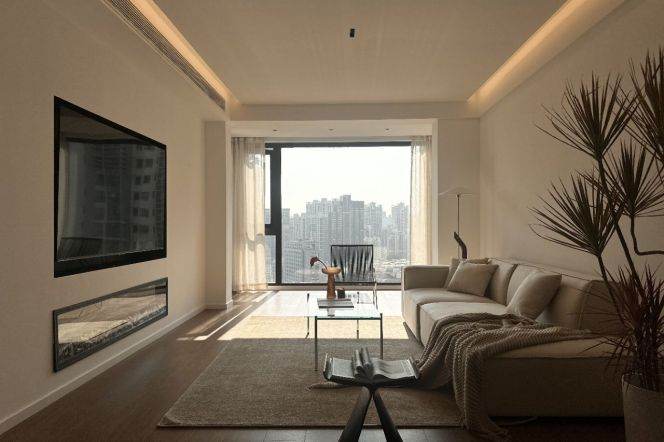 Super modern 2BR 110m² High-Floor Next to Caoyang Rd Station