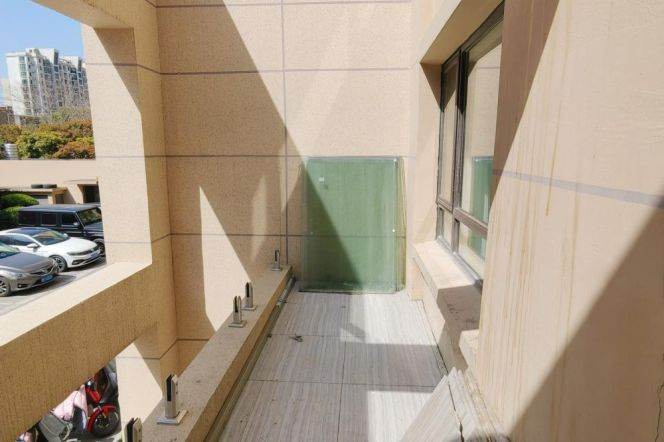 Bright 1 br with small terrace in XuHui. easy to L3/4/9 YiShan Rd St.+ L 9/15 GuiLin Rd St.