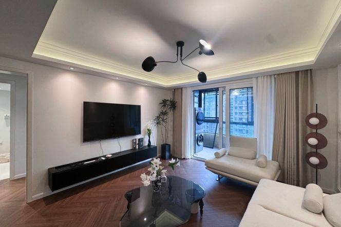 Wuning Rd /Wuding Rd metro/3br2bt/central AC/floor heat/oven/park space/balcony