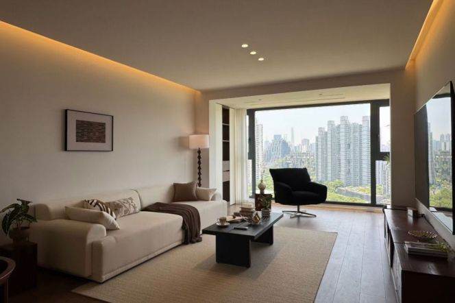 Brand new decoration 3brs with floor heating and river view  beautiful Su zhou river 