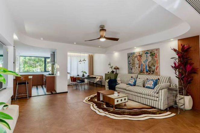 Brand new decoration 3brs with floor heating and garden  in Xujiahui