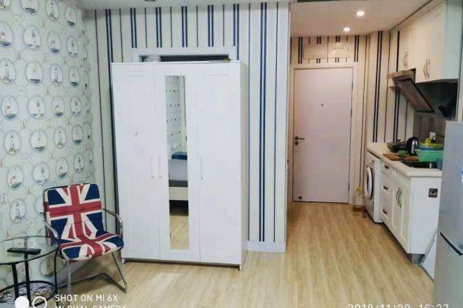 1Studio with elevator near line 7 and Shanghai University can long and shortv term lease