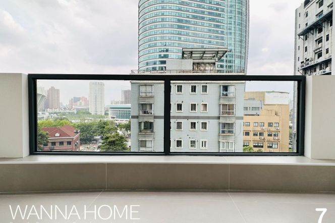Garden Compound/Xujiahui CBD/Balcony/Large Storages/Heater/Cozy1br