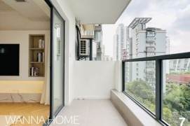 Garden Compound/Xujiahui CBD/Balcony/Large Storages/Heater/Cozy1br