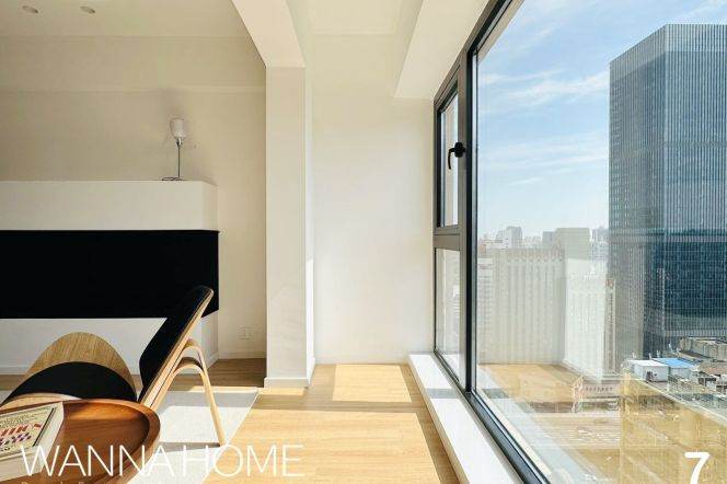 Luxury Building/Hanzhong Rd/Suzhou Creek/Parking/Fantastic View/Large Storages/Cozy2br2bt