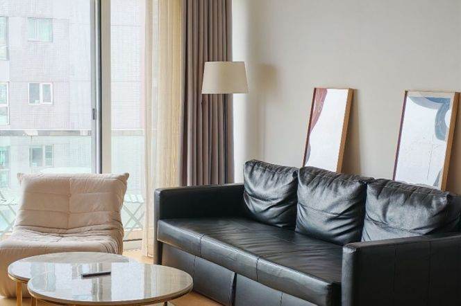 4BR 2BA High-rise w/Heating&Balcony nr Jing'an Temple