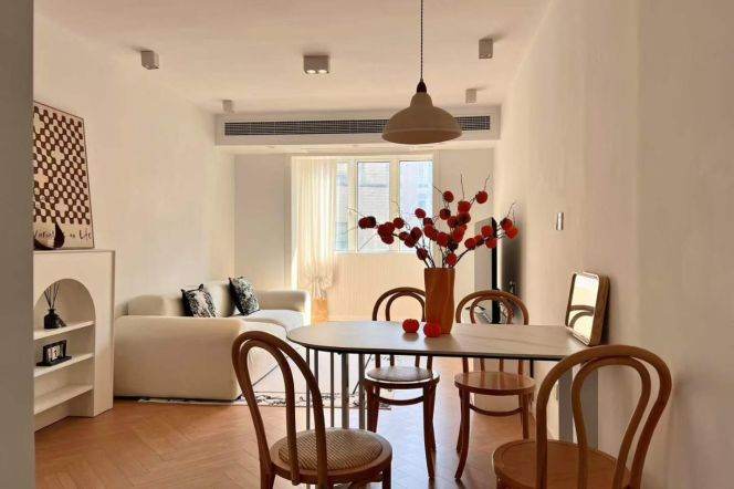 West yan'an rd/modern 2br 2lr/all bright room/elevator/central AC/@L3/4/2