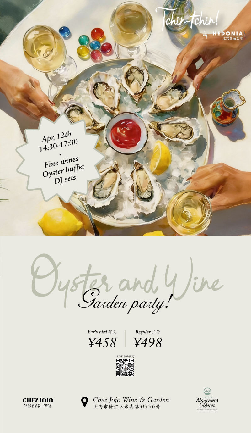 Tchin-tchin! Oyster & Wine Garden Party
