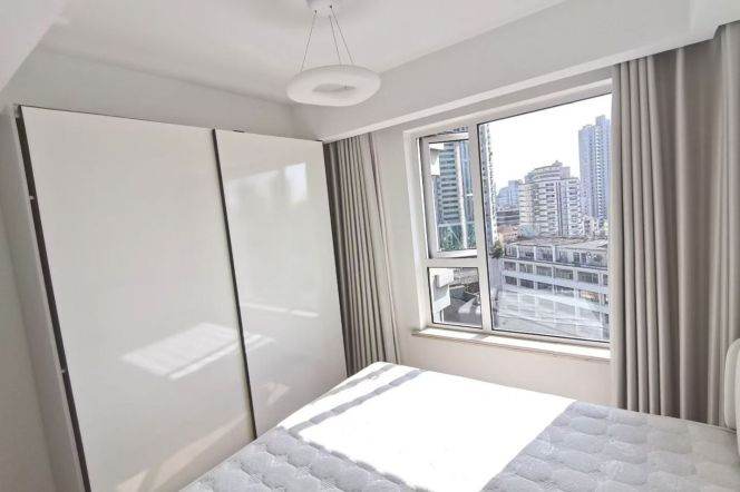 Nice building,modern 1 br 2 lr ,elevator,all bright room,line 2/11 Jiangsu Road metro station