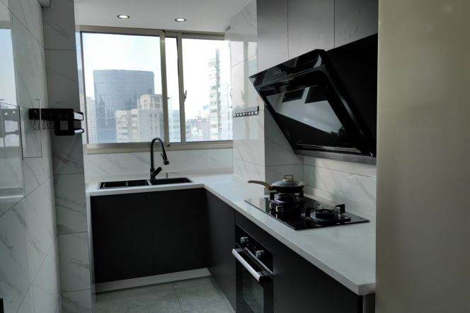 High Rise 2bedrooms Apt +floor heating+central AC+oven@Changping