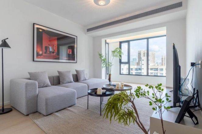 Modern 1bedroon with floor heating and balcony  nearby  Century Park 