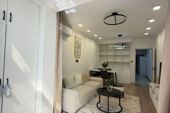 Nice yard 1Br/1Lr/1Bt apt nr Zhongshan park,M2/3/4