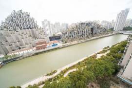 Brand new decoration 4brs with floor heating and river view  beside beautiful Su zhou river 