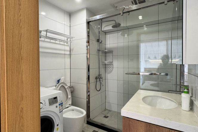 0 distance to Jing'an Temple L2&7 | Standard 1Br+Heating | Highrise &bright 11.2K