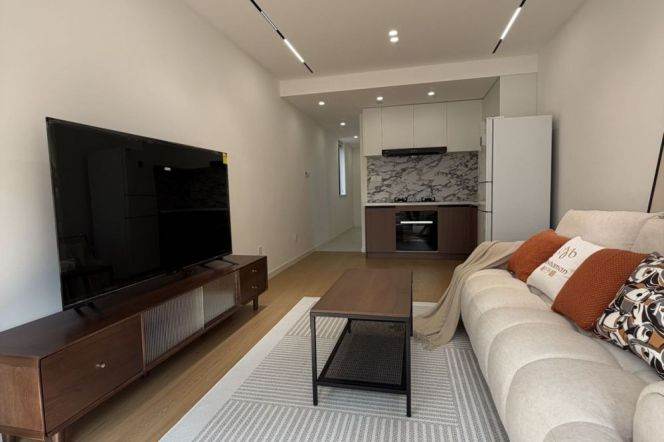 Brand new/Modern 1br 1lr/Nice deco&location/bright room,Jiangsu rd@L11/2