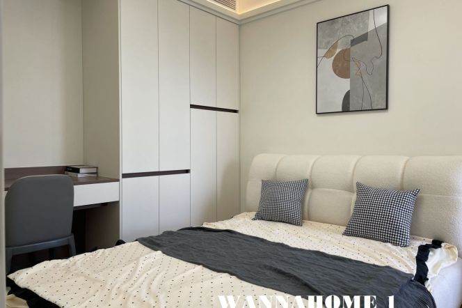 Awesome View+Modern&Spacious&Bright 2Bdrs 2Baths Apt+Top Compound+Jing'an Temple