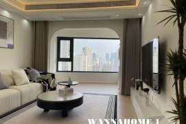 Awesome View+Modern&Spacious&Bright 2Bdrs 2Baths Apt+Top Compound+Jing'an Temple
