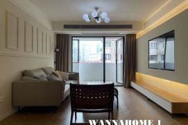 Spacious&Modern&Bright 1Bdr 2Baths Apt+Large Closet+Jing An Temple+Large Open Balcony
