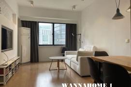 Modern&Bright&Spacious 1Bdr 1Bath Apt+Jing An Temple Metro+Good View