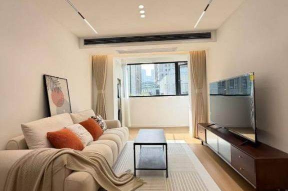 Lovely one bedroom Apt+central AC+oven+Dryer near L2/11Jiangsu Rd