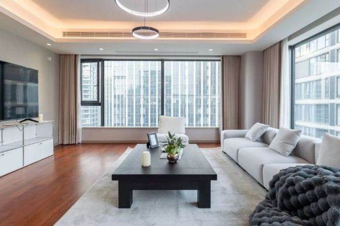 Greenland Huangpu Binjiang — Ultra-Luxury High-Floor 3BR — 44,000 RMB