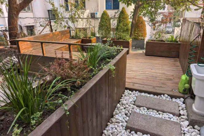 Big terrace one bedroom apt+wall heating+oven+Dryer@SH Library