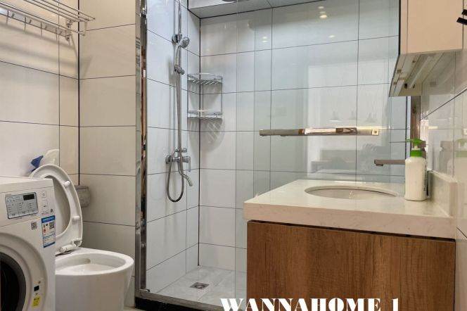 Modern&Bright&Spacious 1Bdr 1Bath Apt+Jing An Temple Metro+Good View