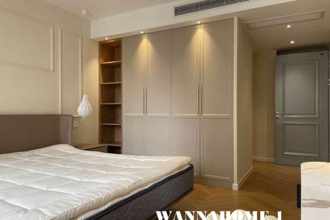 Spacious&Modern&Bright 1Bdr 2Baths Apt+Large Closet+Jing An Temple+Large Open Balcony