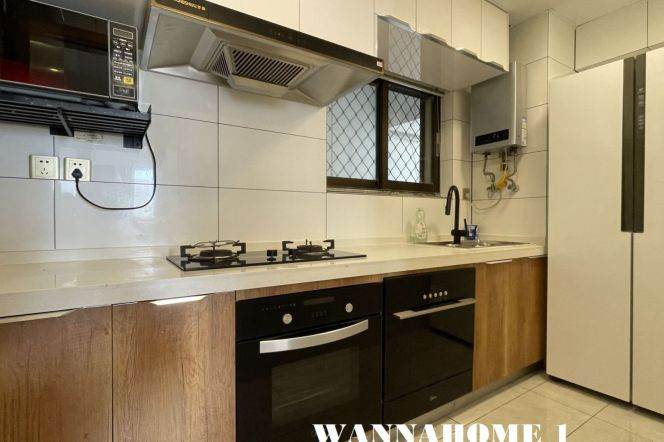 Modern&Bright&Spacious 1Bdr 1Bath Apt+Jing An Temple Metro+Good View